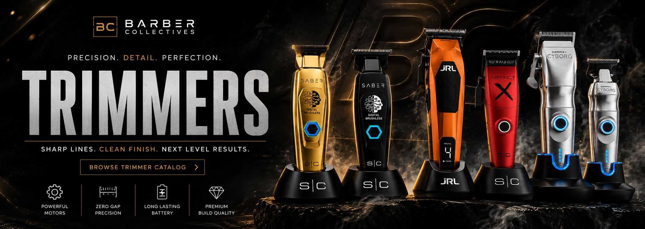 Professional Hair Trimmers – Precision Zero Gap & Detail Trimmers