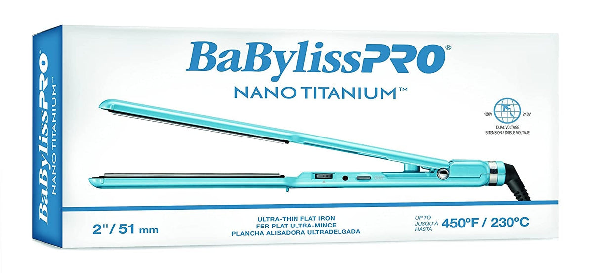 BaBylissPRO Nano Titanium Ultra-Thin Flat Iron (Choose size) — image 5