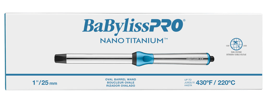 BaBylissPRO Nano Titanium Oval Barrel Curling Wand — image 6
