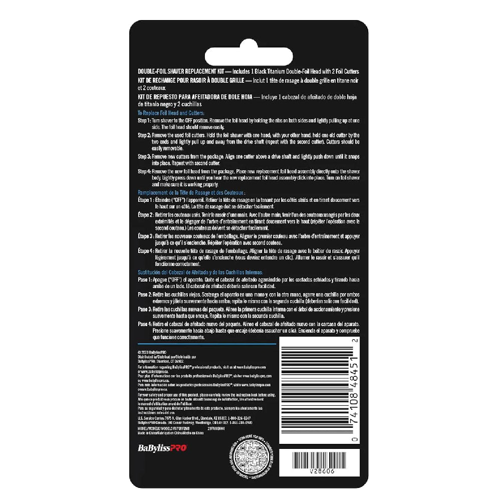 Babyliss Pro FXOne BlackFX Replacement Foil & Cutter for FX79FSMB (FX79RF2MB) — image 2