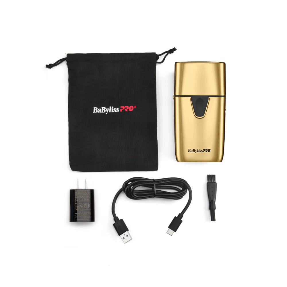 BaByliss Pro UV-Disinfecting Double Foil Shaver - Gold (FXLFS2G) — image 5