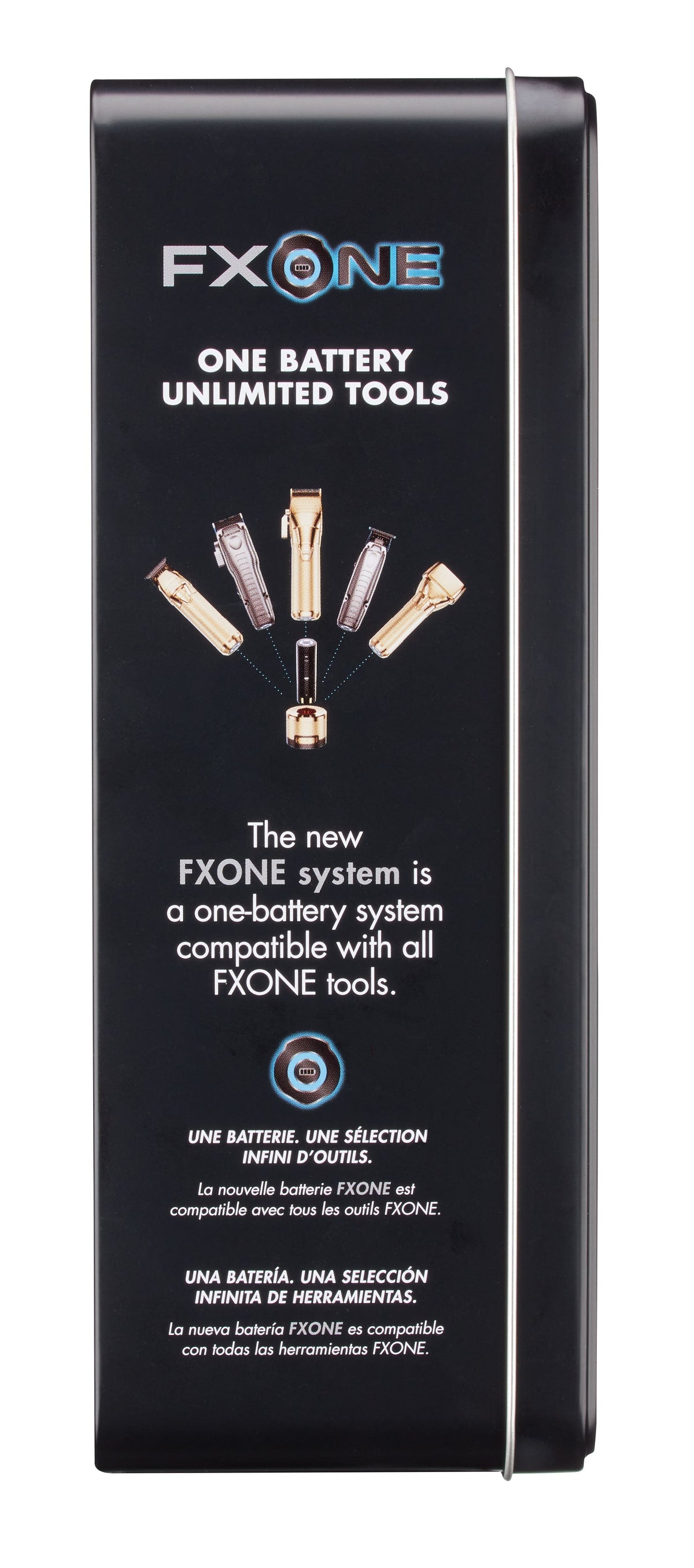 BaBylissPRO FXONE BLACKFX All-Metal Interchangeable-Battery Cordless Clipper (FX899MB) — image 8