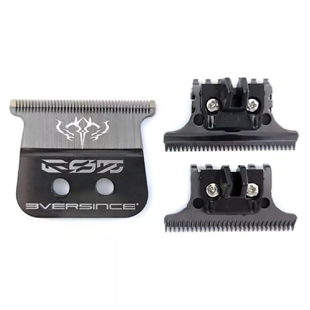 Gamma+ 3Versince X-Pro Wide Black Diamond DLC w/ Black Shallow Tooth 2.0 & The One DLC Cutter Blade Set (3V3SET)