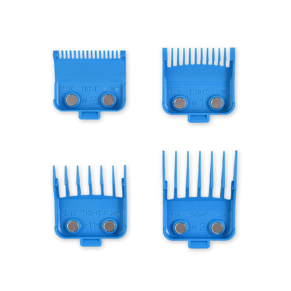 Gamma+ Dub Magnetic Tight Clipper Guards - Cyan Blue (4 Pack) (GPTGB)