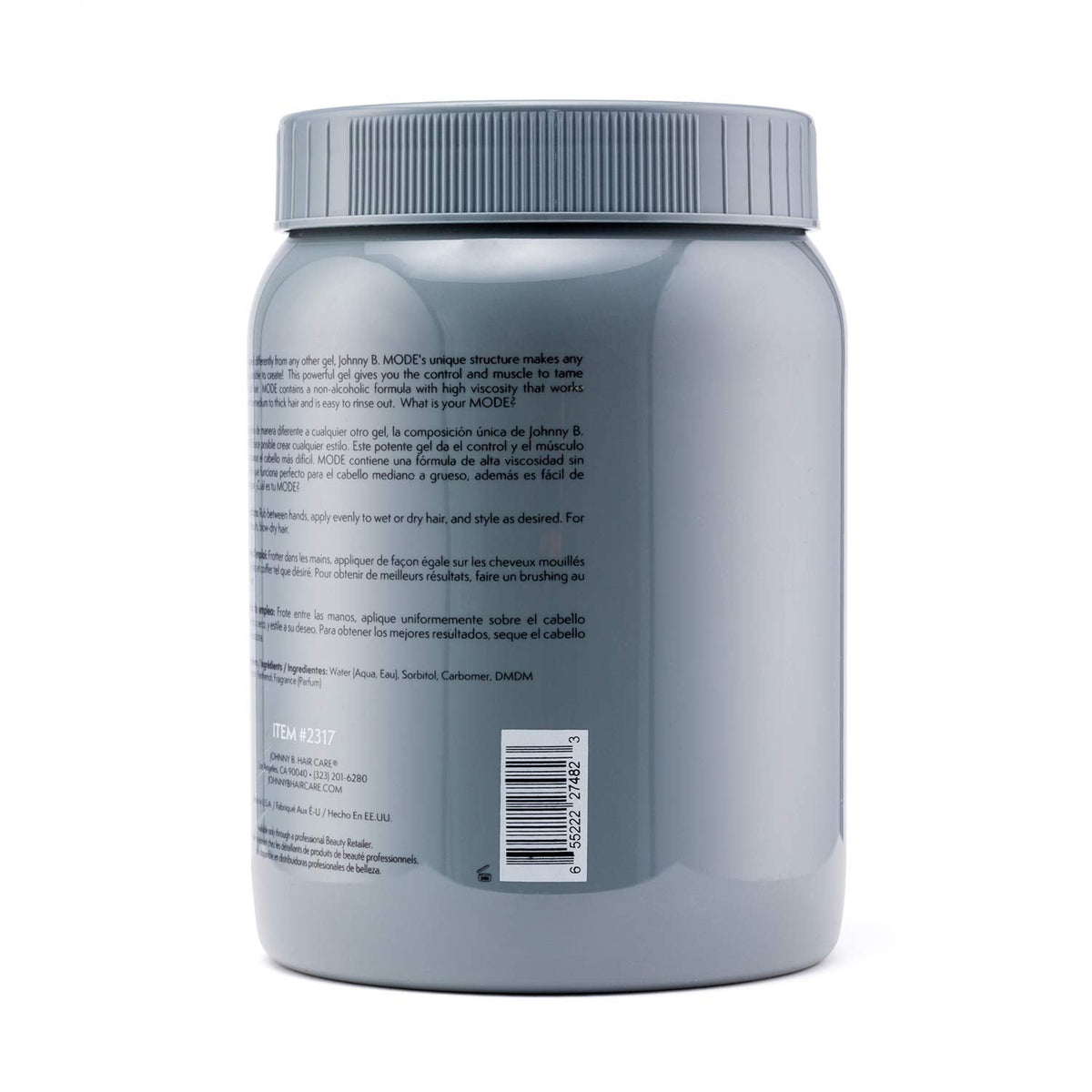 Johnny B. Mode Professional Hair Styling Gel (64oz)