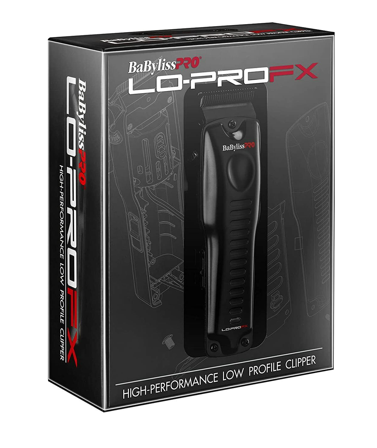 BaylissPRO LO PRO Clipper (FX825) + Trimmer (FX726) + Charging Bases (Combo)