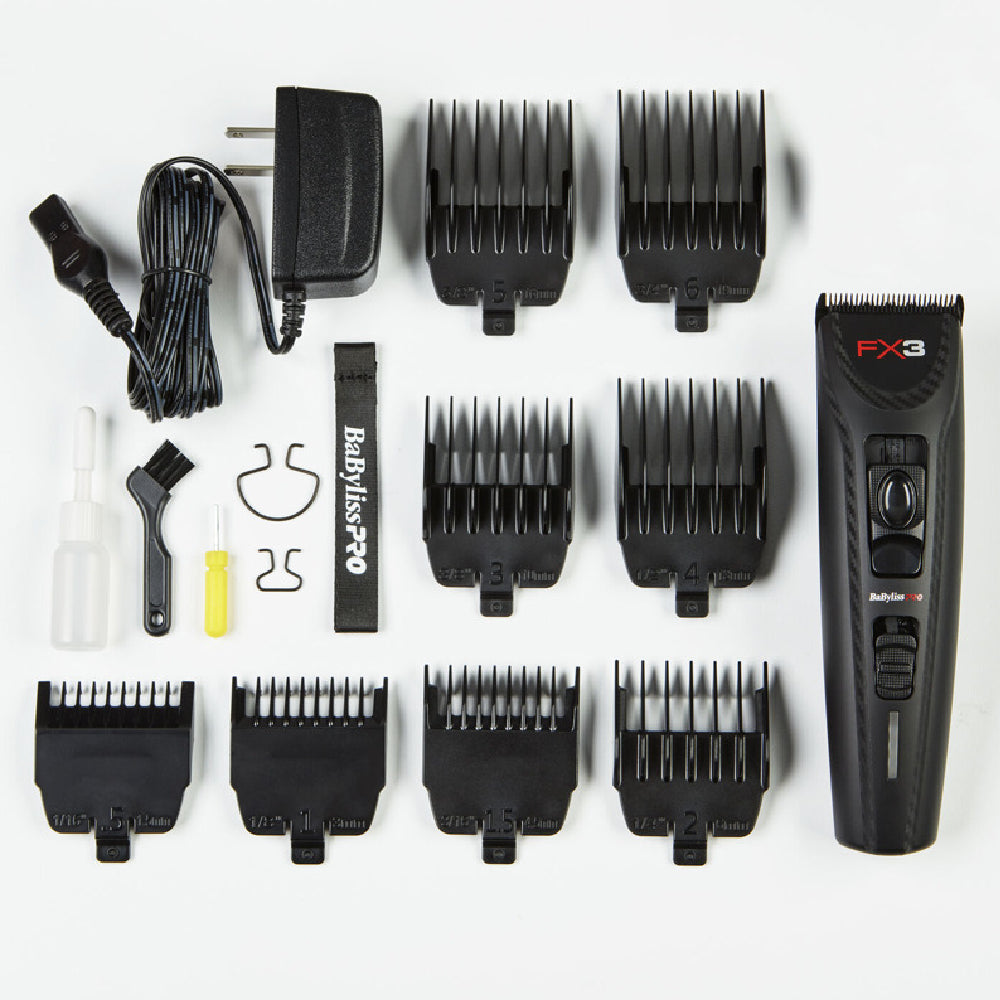 Babyliss Pro FX3 Black Collection - Clipper, Trimmer, & Shaver (Combo)