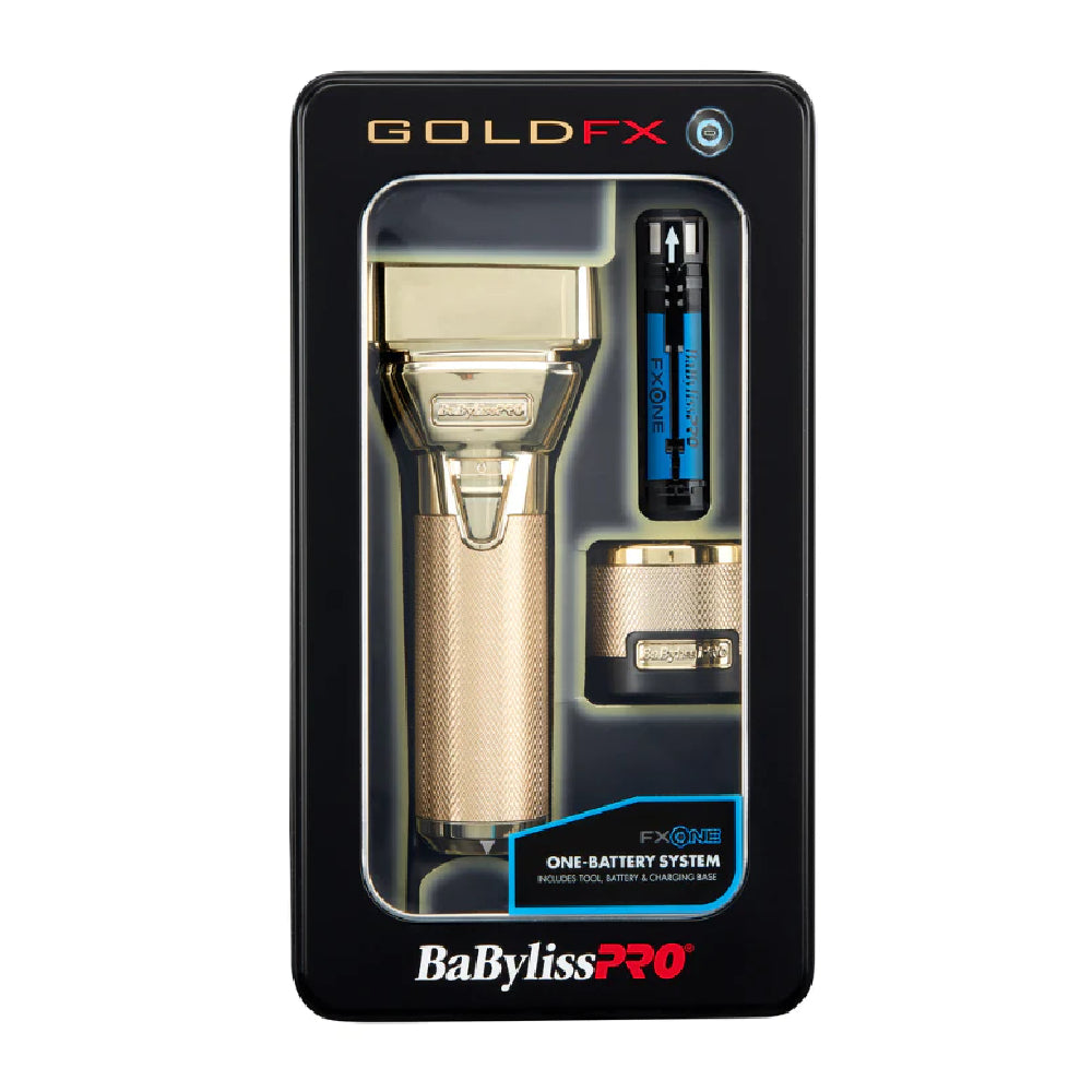 BaBylissPRO FXONE GoldFX Cordless Clipper + FXONE GoldFX Trimmer + FXONE GoldFX Shaver (Combo) (#FX899G + # FX799G + #FXFX79FSG)
