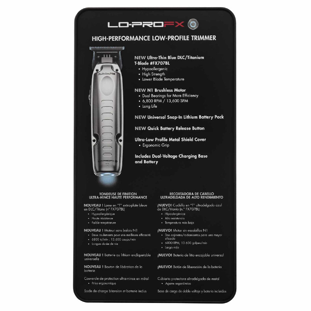 BaBylissPRO FXONE Lo-Pro Clipper + Trimmer (Combo) (#FX829 + #FX729)