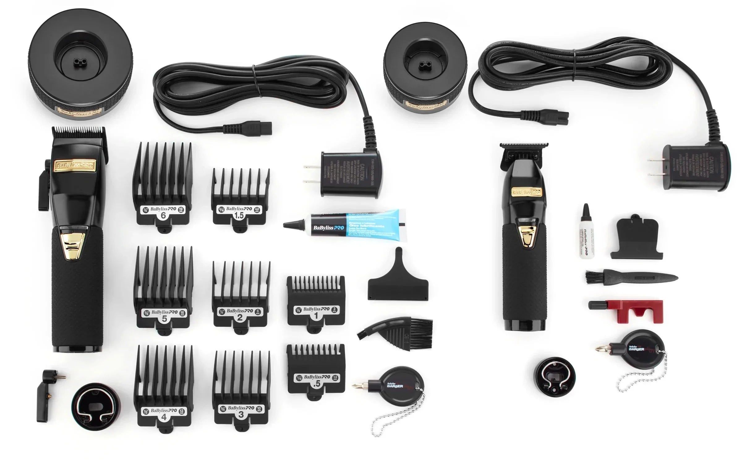 BaByliss PRO Black FX Boost+ Limited Edition Clipper & Trimmer Set w/ Charging Base (FXHOLPKCTB-B) — image 3